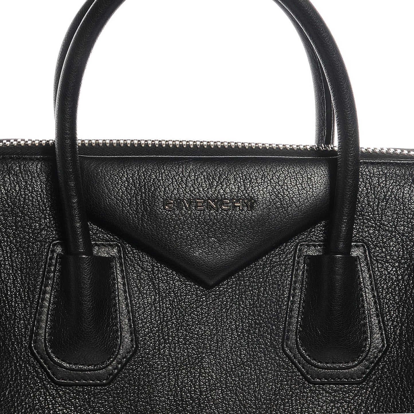 Sugar Goatskin Medium Antigona Black