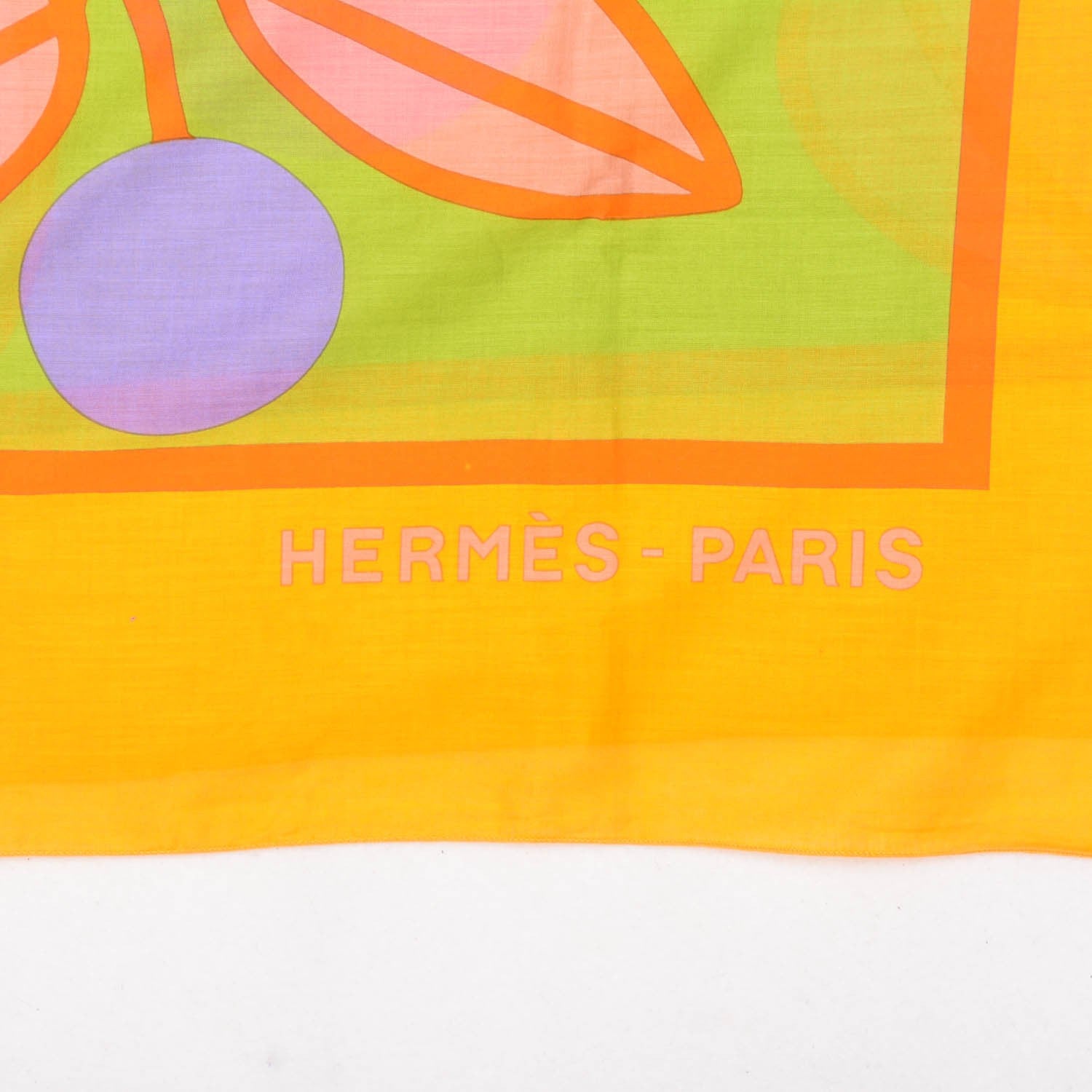 Hermes Cotton Leaves Beach Pareo 3 of 5
