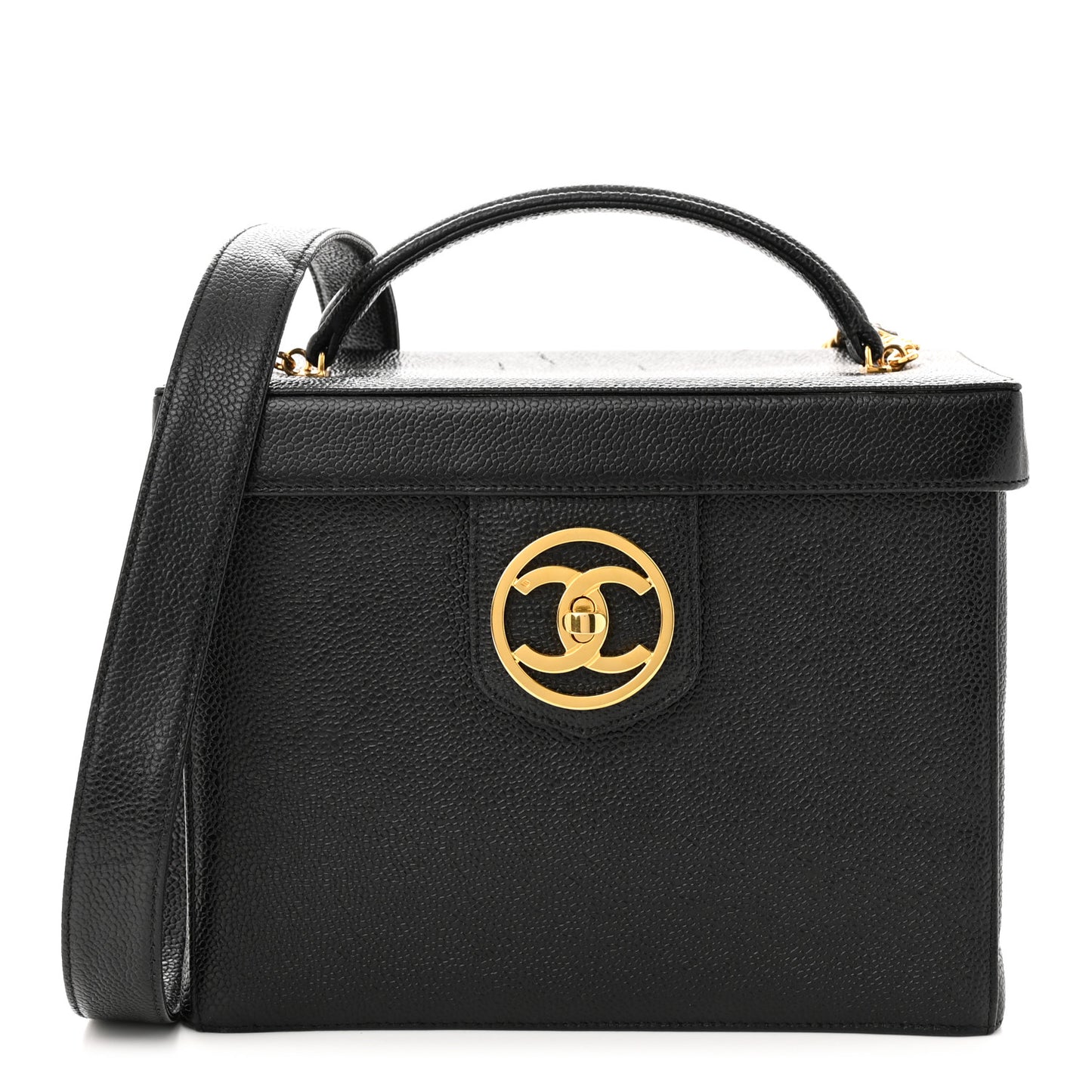 Caviar Vanity Train Case Black