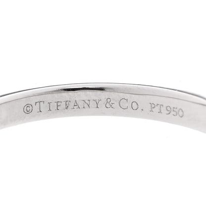 Tiffany Platinum Diamond .49ct Square Cushion Cut Engagement Ring 52 6 4 of 5