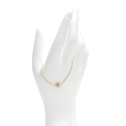 Christian Dior 18K Yellow Gold Diamond XS Rose Des Vents Bracelet 2 of 7