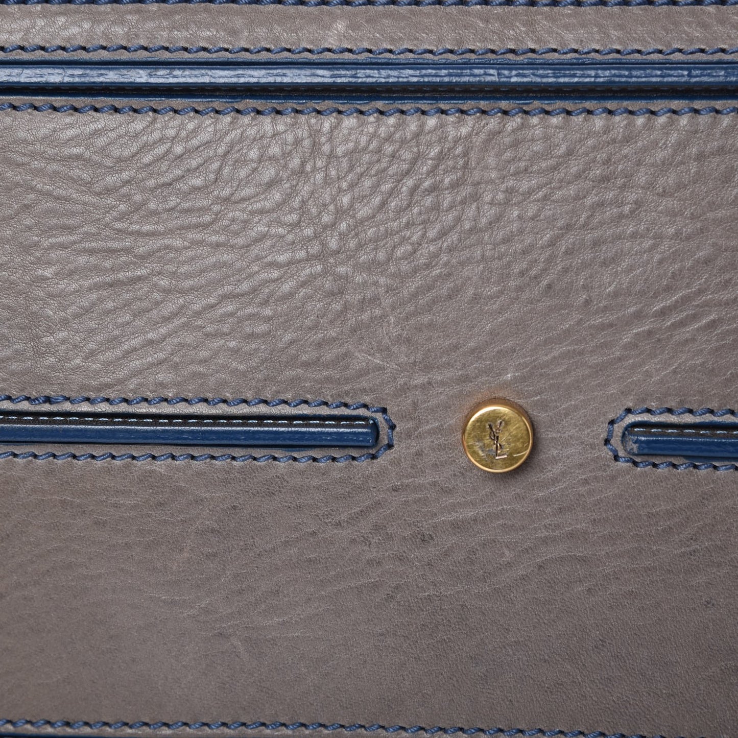 Calfskin Canvas Medium Muse Two Grey