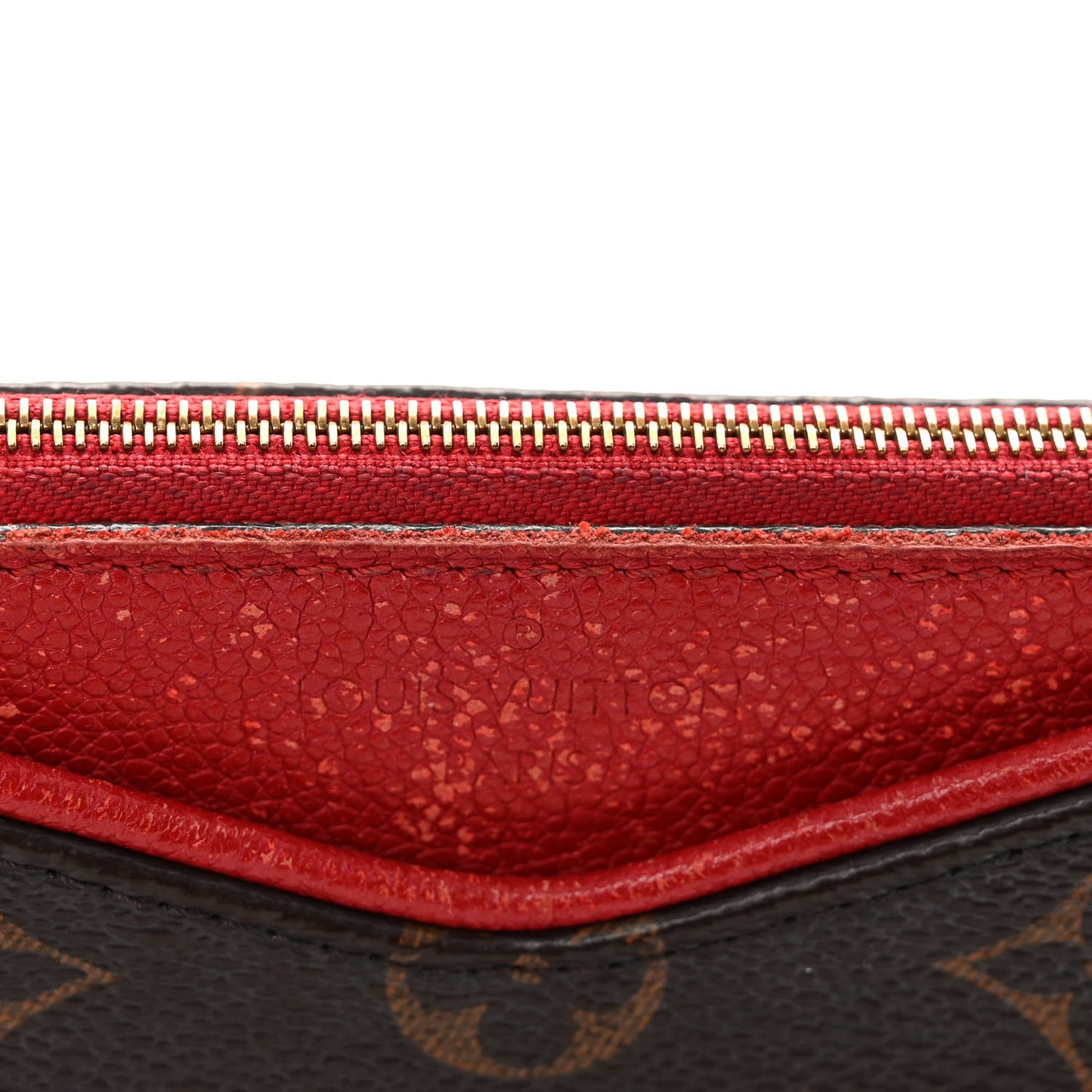 Monogram Pallas Clutch Cherry