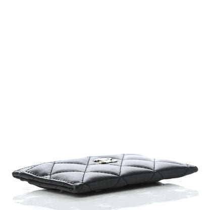 Chanel Lambskin Quilted Card Holder Black 3 of 8