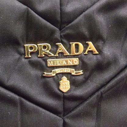 Prada Tessuto Nylon Chevron Bag Nero 6 of 9