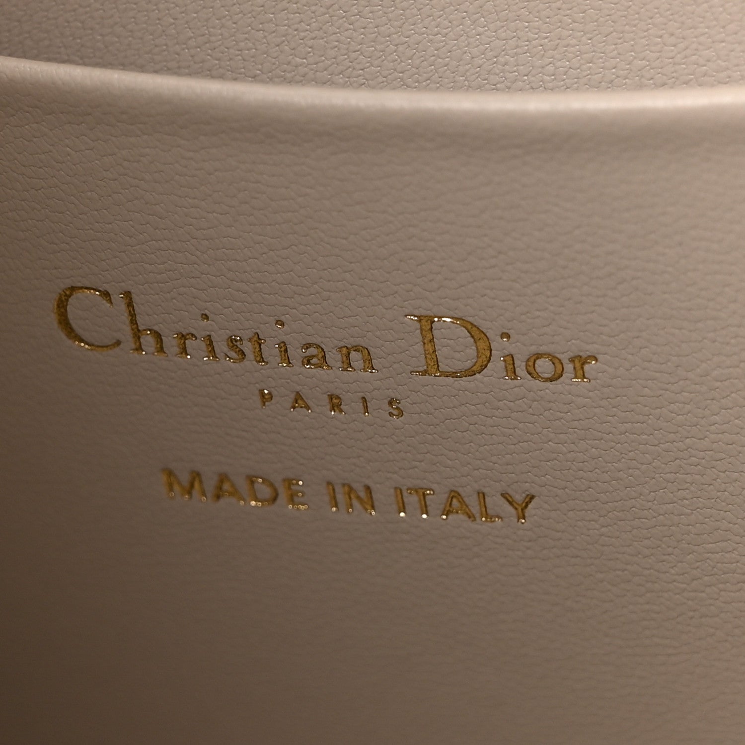 Christian Dior Metallic Calfskin Macrocannage Small Toujours Vertical Tote Gold 6 of 10