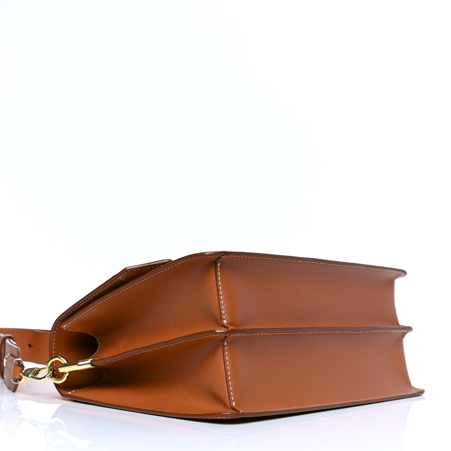 Calfskin Alix Shoulder Bag Tan