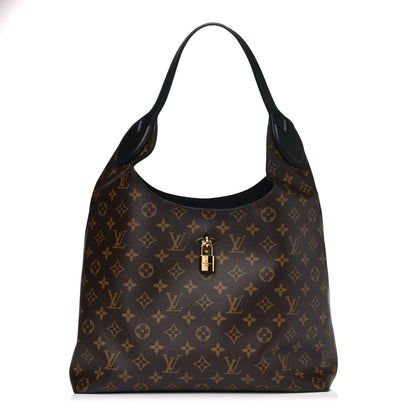 Louis Vuitton Monogram Flower Hobo Black 1 of 12