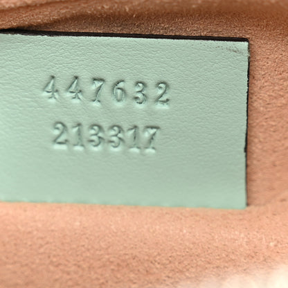 Gucci Calfskin Matelasse Diagonal Small GG Marmont Chain Shoulder Bag Multicolor Pastel 7 of 11