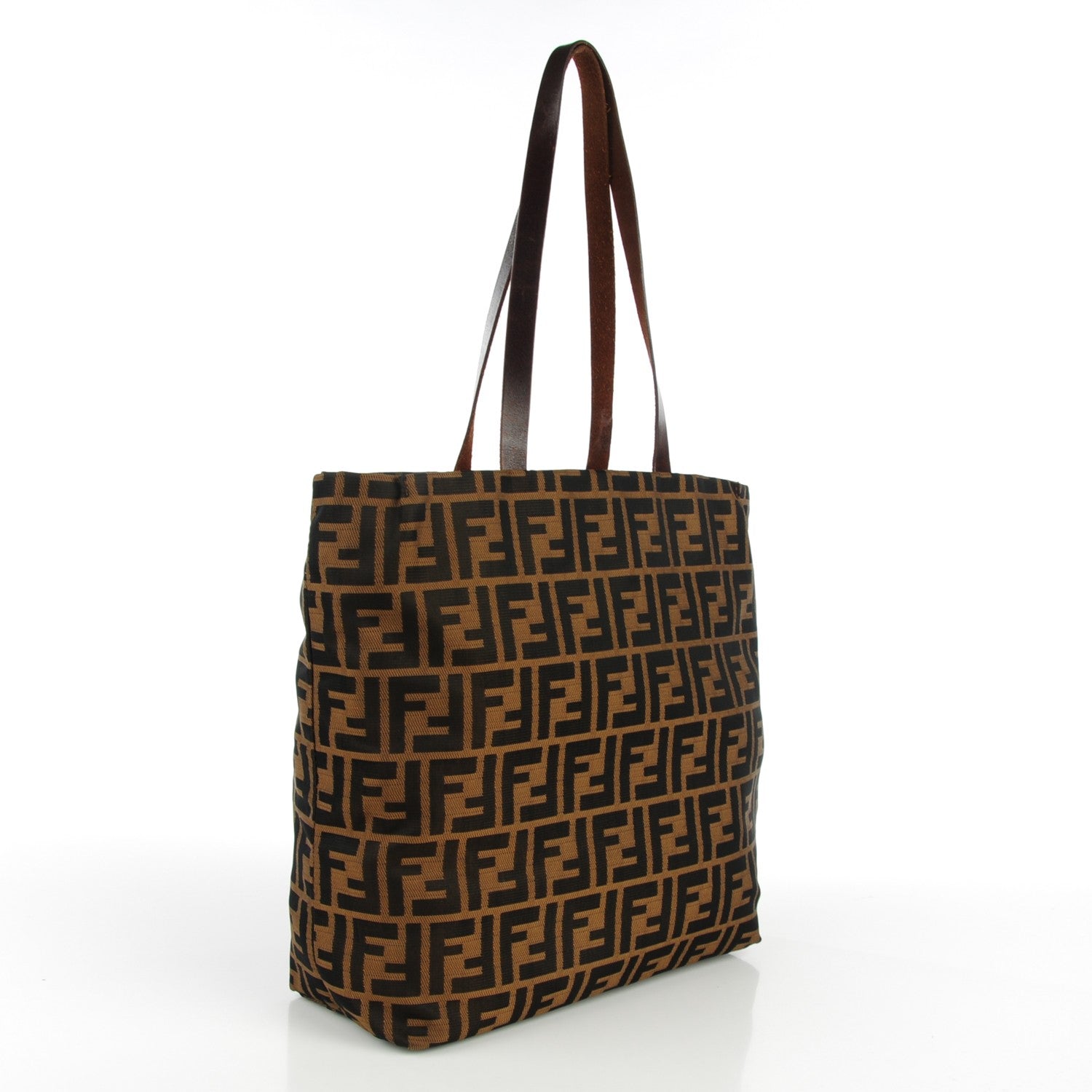 Fendi Zucca Small Tote Tobacco 3 of 9