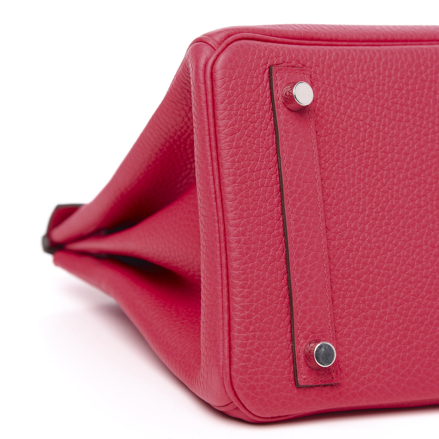 Taurillon Clemence Birkin 30 Rose Extreme