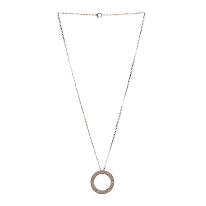 Cartier 18K Pink Gold LOVE Pendant Necklace 3 of 8