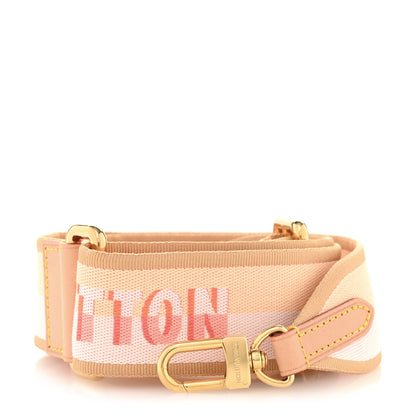 Louis Vuitton Jacquard Speedy Bandouliere 20 Shoulder Strap Pink Orange 1 of 5