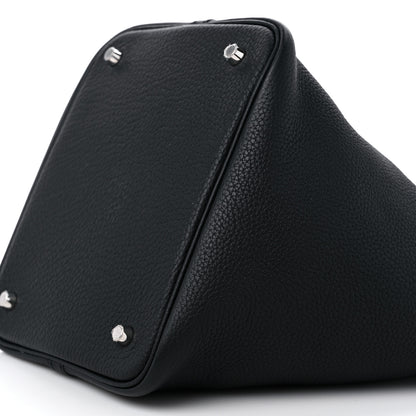 Hermes Taurillon Clemence Picotin Lock 22 MM Black 8 of 8