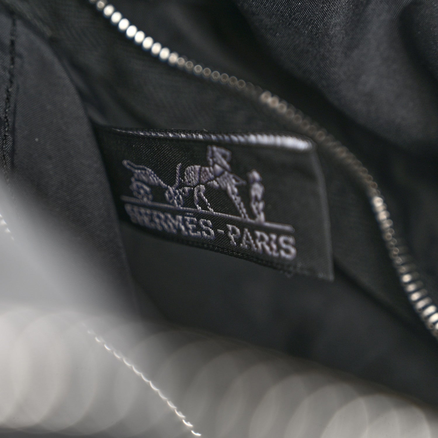 Hermes Toile Acapulco Vassus Tote Black 6 of 11