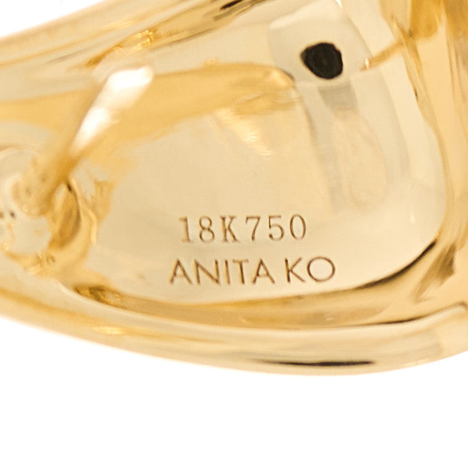 Anita Ko 18K Yellow Gold Claw Earrings 4 of 5