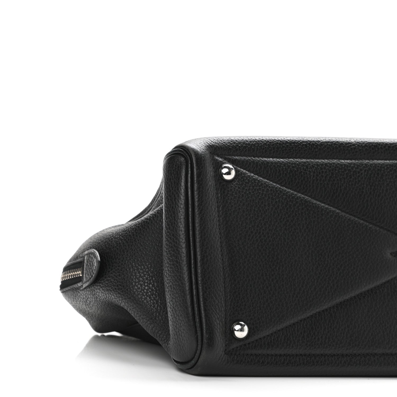 Hermes Taurillon Clemence Victoria II 35 Black 10 of 11