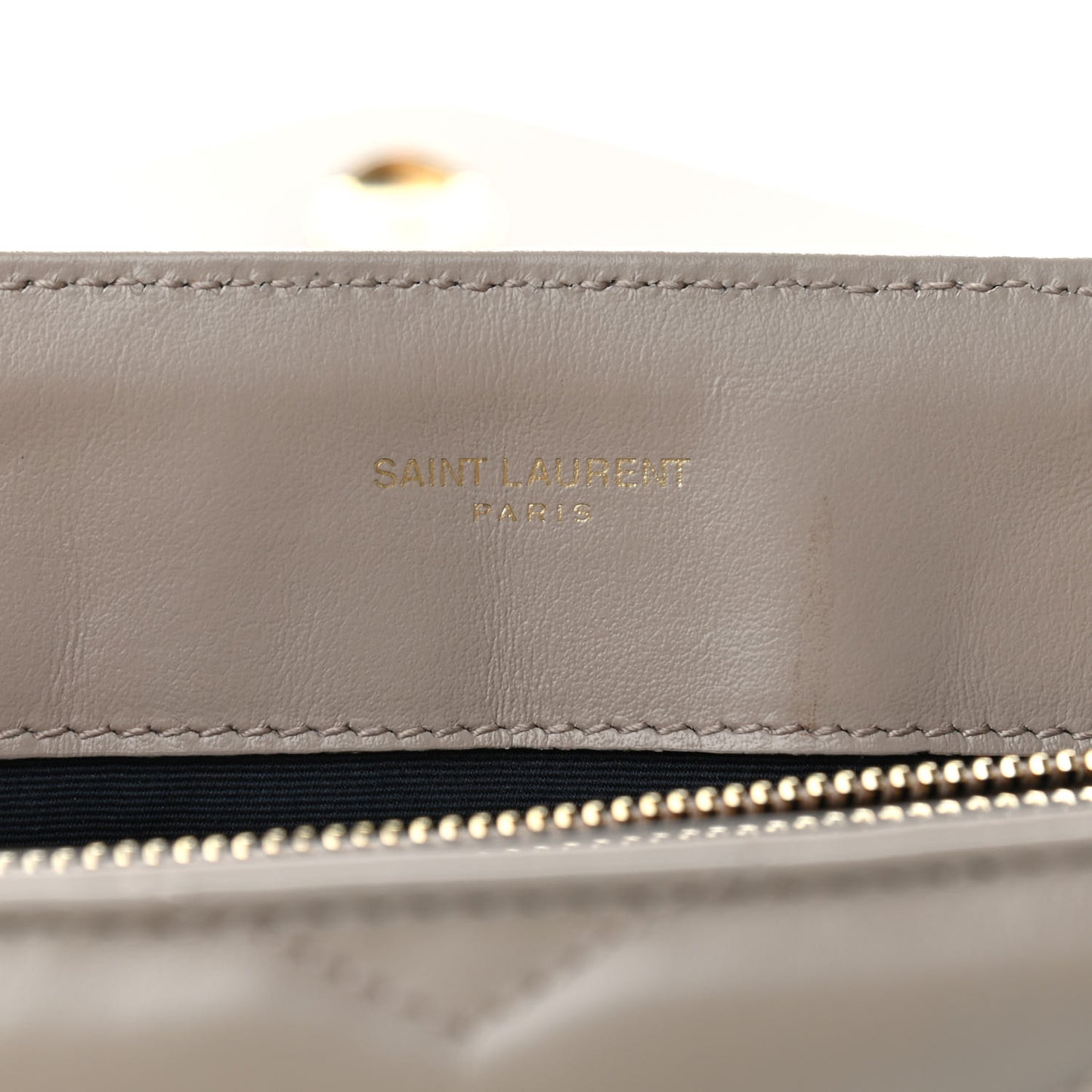 Calfskin Y Quilted Monogram Medium Loulou Chain Satchel Dark Beige