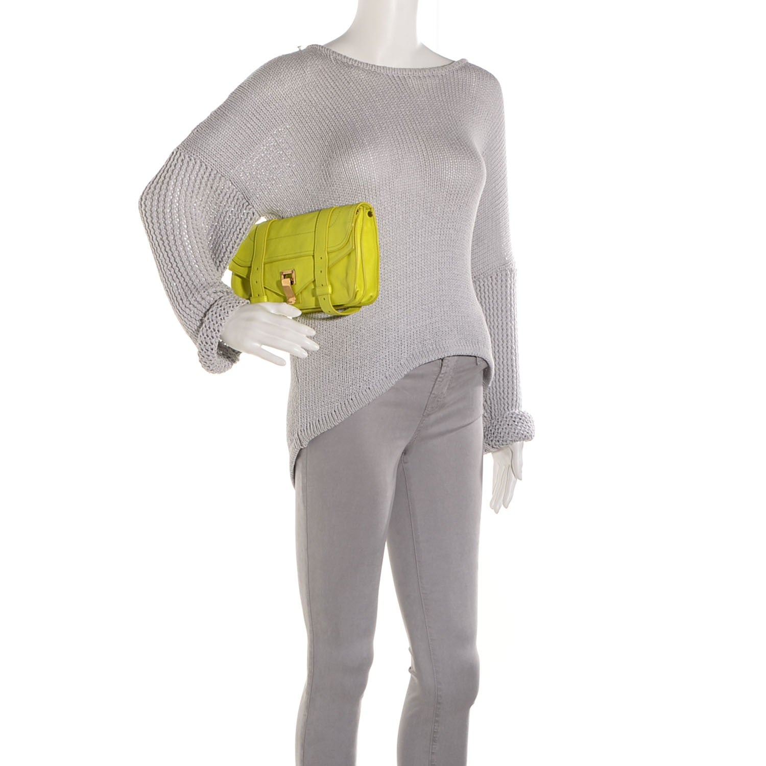 Proenza Schouler Leather PS1 Pochette Citron 2 of 12