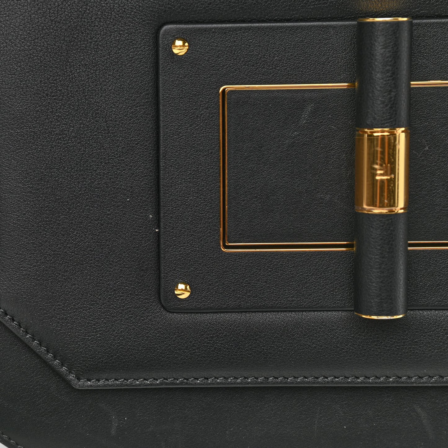 Calfskin Natalia Shoulder Bag Black