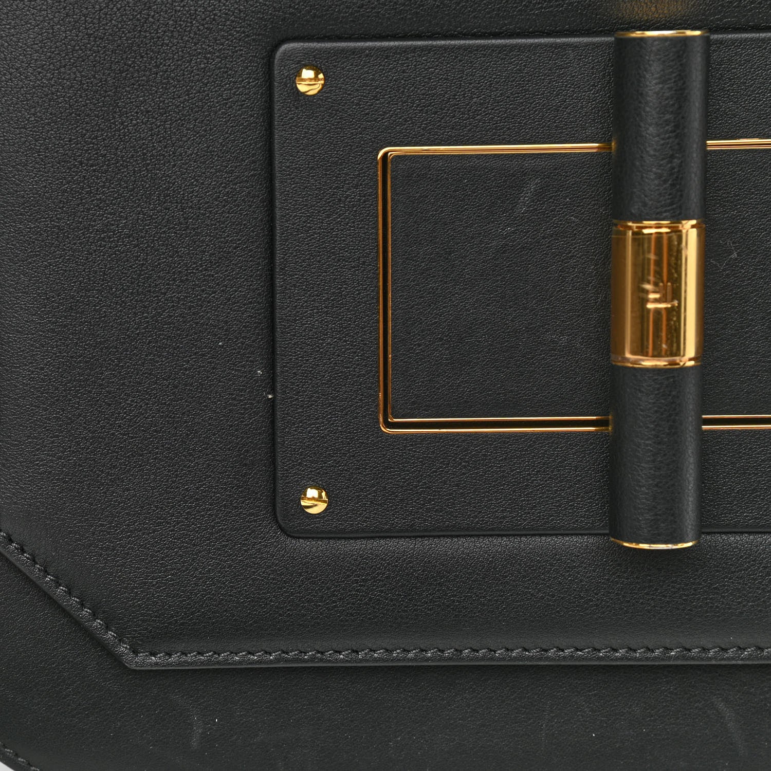 Tom Ford Calfskin Natalia Shoulder Bag Black 12 of 13