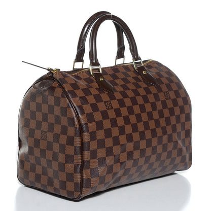 Louis Vuitton Damier Ebene Speedy 30 3 of 9