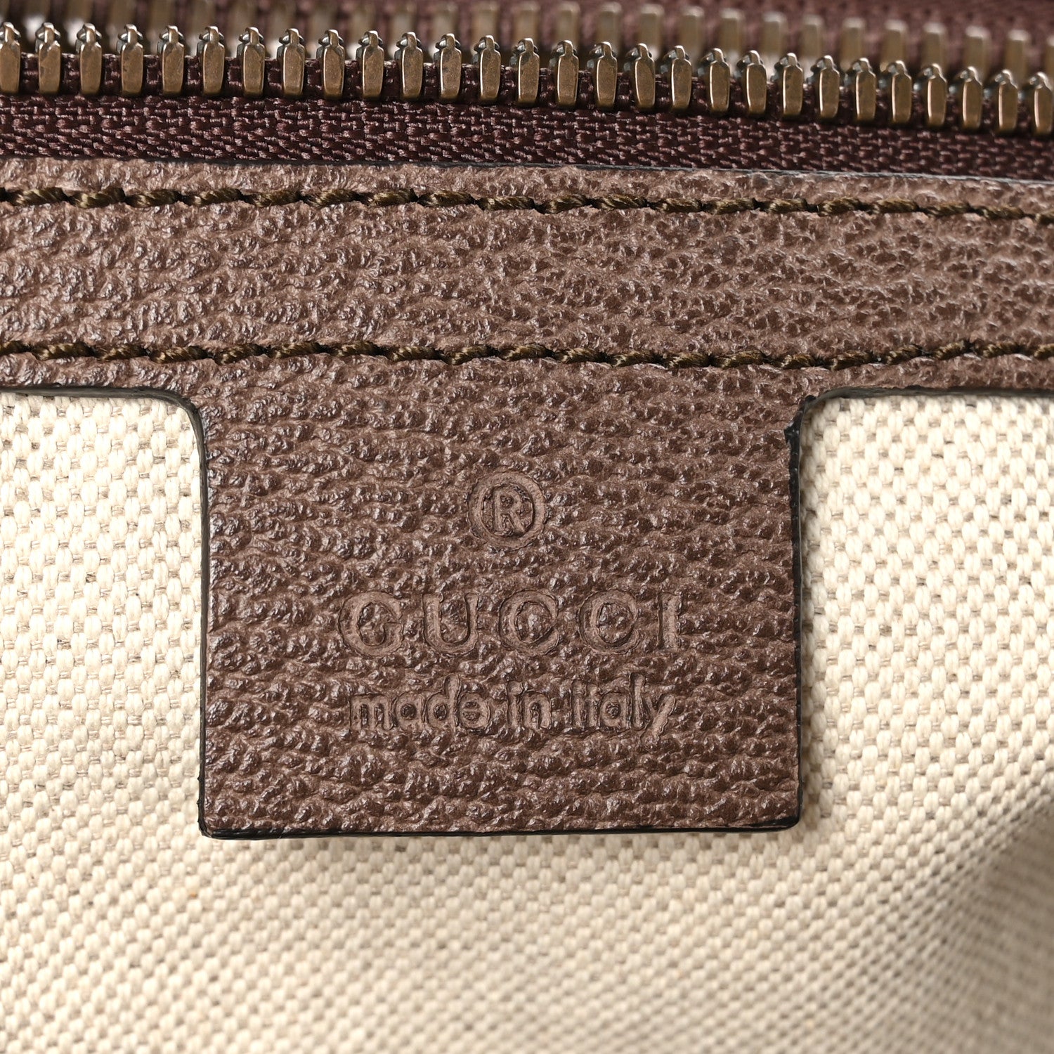 Gucci GG Supreme Monogram Textured Dollar Calfskin Web Medium Ophidia Carry-On Duffle Bag Beige Ebony New Acero 5 of 11