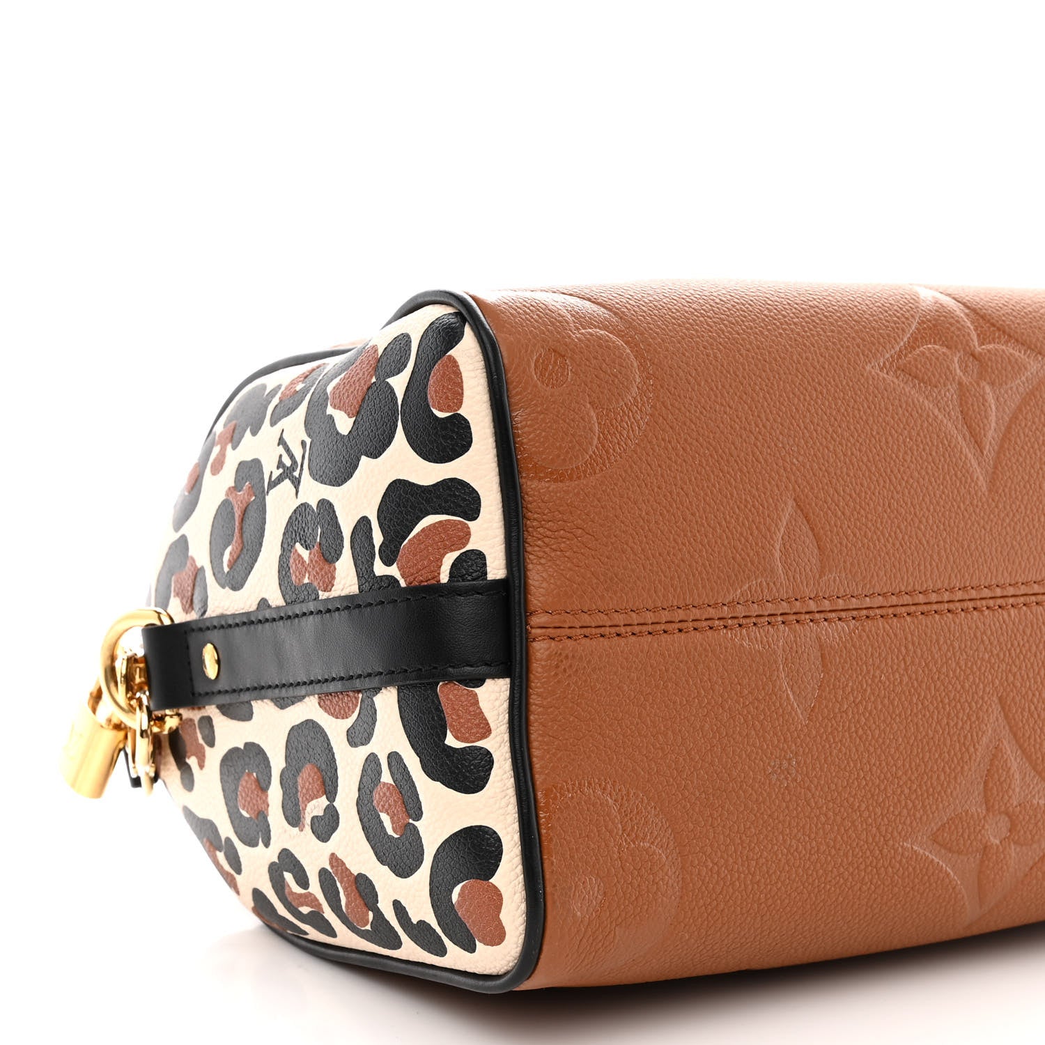 Louis Vuitton Empreinte Monogram Giant Wild At Heart Speedy Bandouliere 25 Caramel 8 of 9