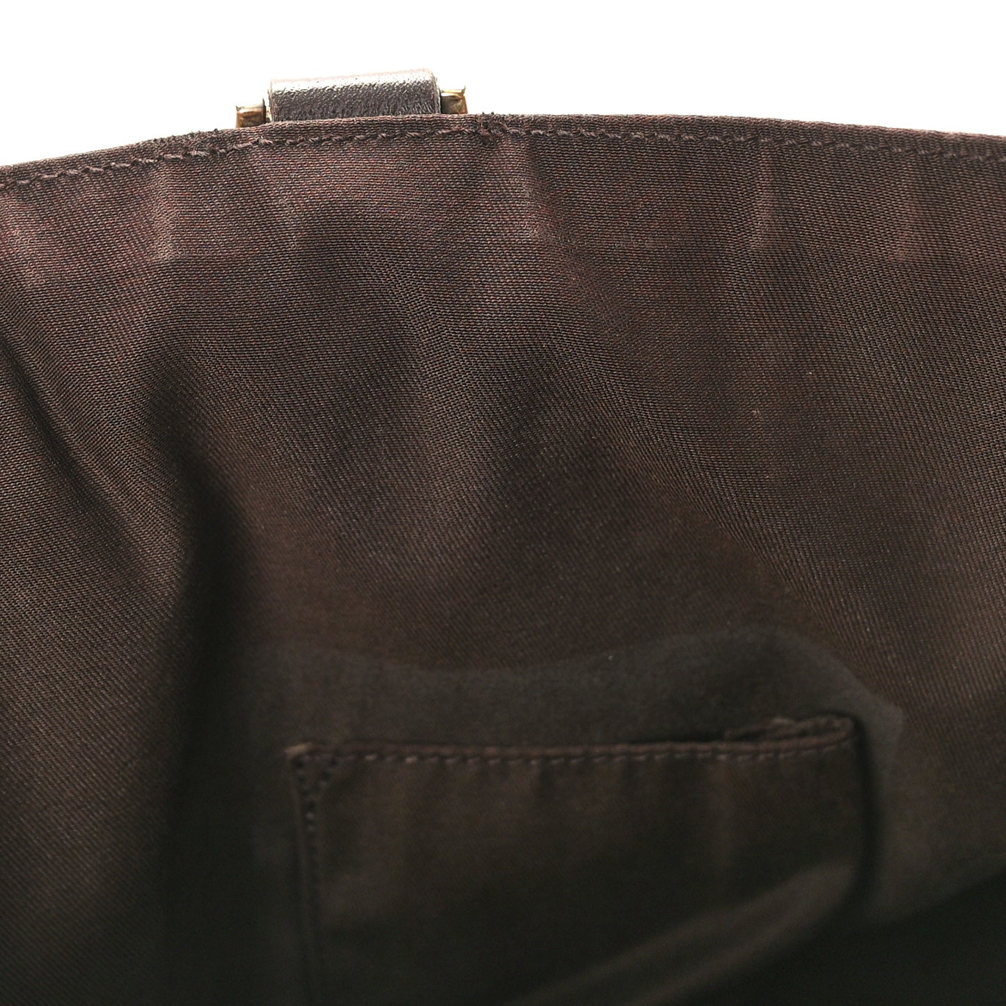 Monogram Large Abbey Tote Dark Brown