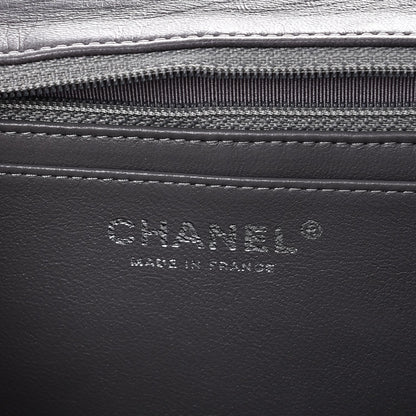 Chanel Lambskin Quilted Jumbo Single Flap Grey 7 of 12