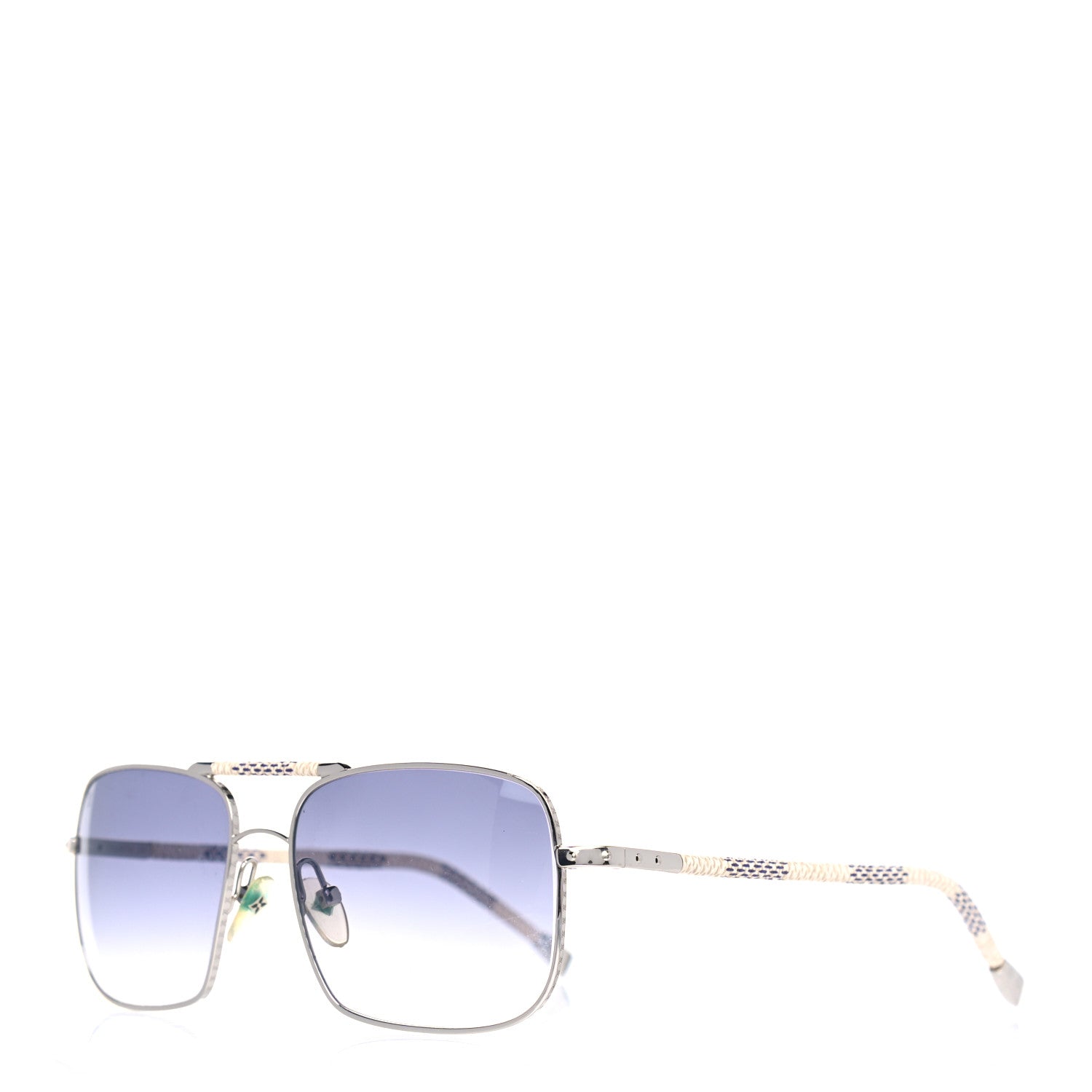 Louis Vuitton Damier Azur Conspiration Pilote Aviator Sunglasses Z0297U 1 of 6