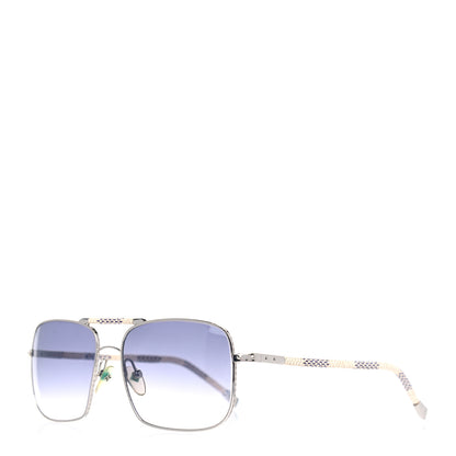 Louis Vuitton Damier Azur Conspiration Pilote Aviator Sunglasses Z0297U 1 of 6