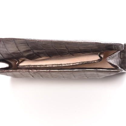 Nancy Gonzalez Crocodile Clutch Bronze 5 of 9
