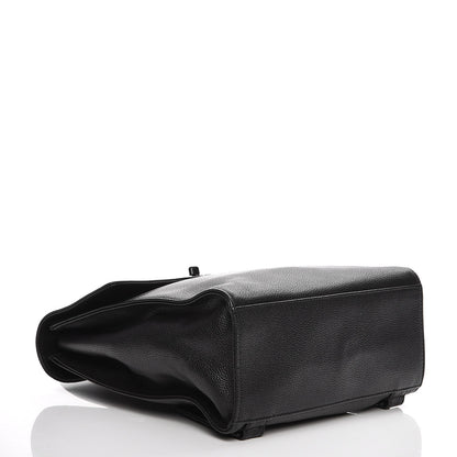Chanel Grained Calfskin CC Backpack Black 4 of 8