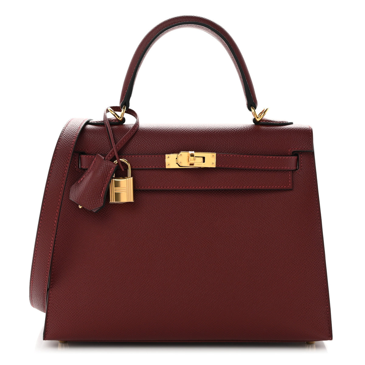 Hermes Epsom Kelly Sellier 25 Rouge H 1 of 10
