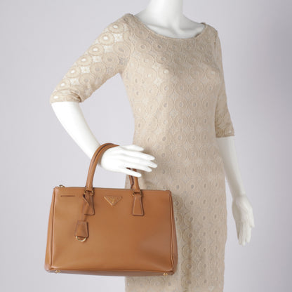 Prada Saffiano Lux Tote Caramel 2 of 10
