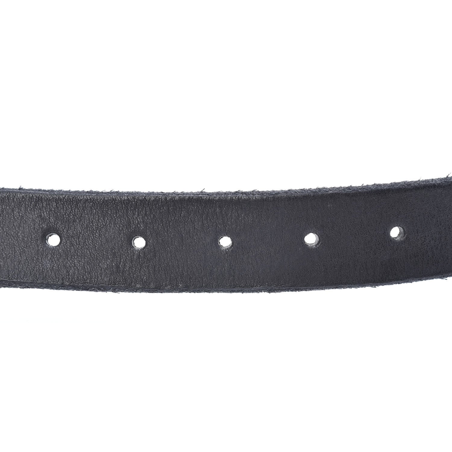 Gucci Cuoio Toscano Nickel Double G 30mm Belt 85 34 Blue 4 of 6