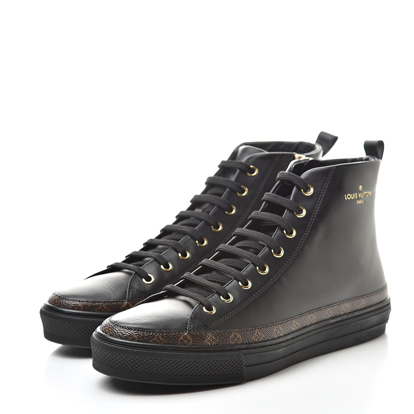 Monogram Stellar Sneaker Boots 40 Black