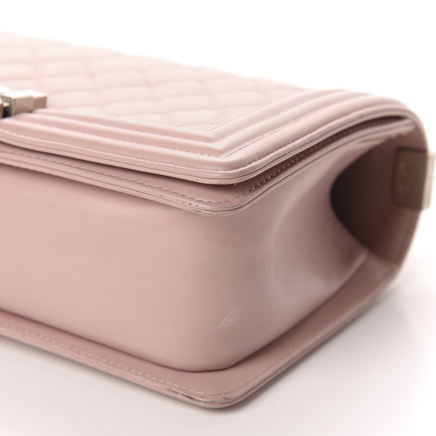 Chanel Lambskin Quilted Medium Boy Flap Light Pink 7 of 12
