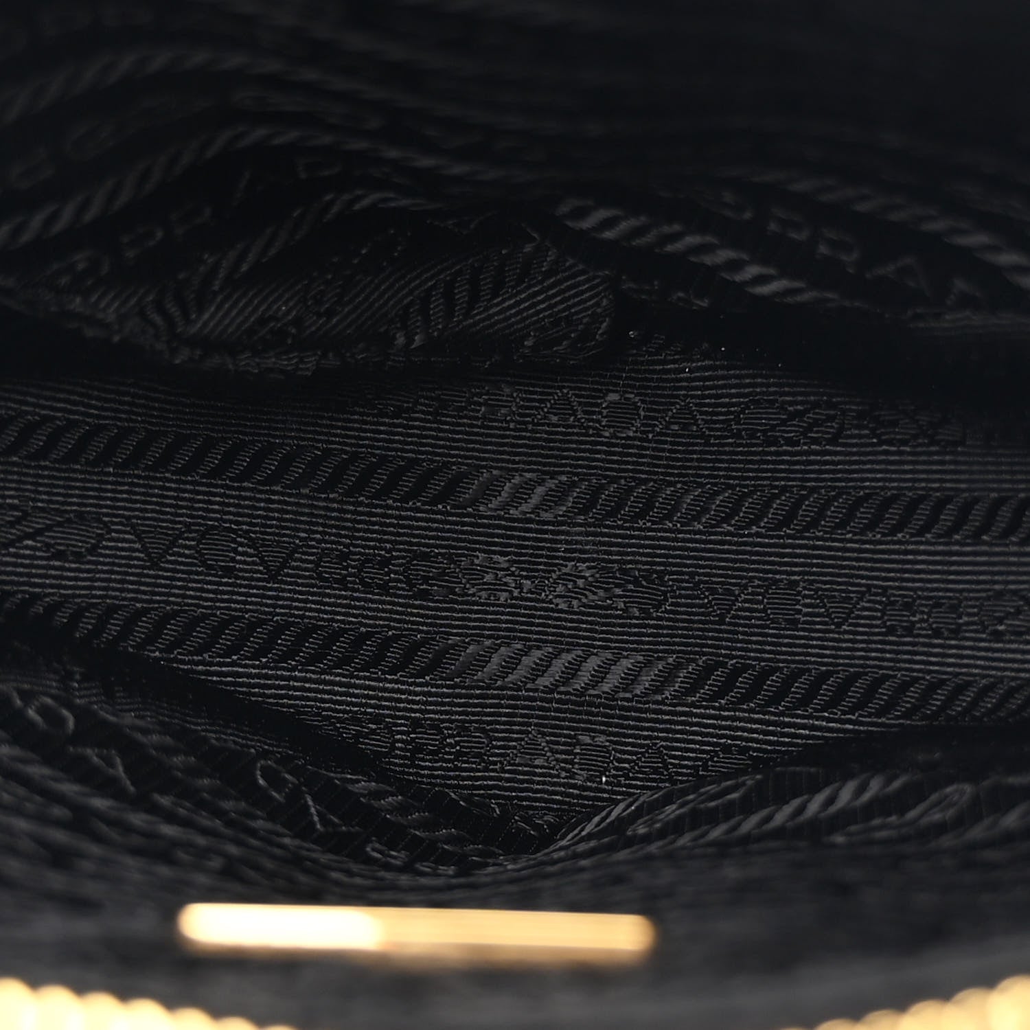 Prada Jacquard Triangolo Symbole Embroidered Mini Triangle Bag Black Corda 5 of 10