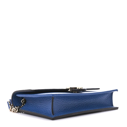 Gucci Dollar Calfskin Interlocking G Chain Wallet Caspian 4 of 10