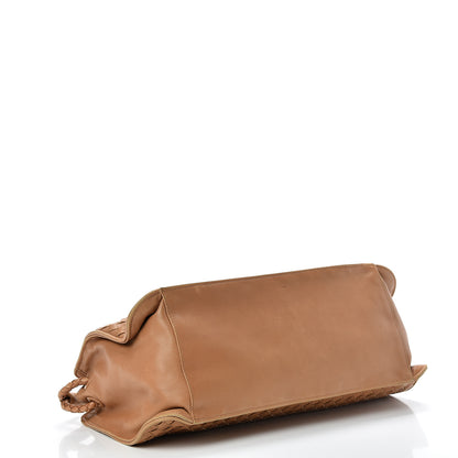 Bottega Veneta Nappa Intrecciato Shoulder Bag Camel 3 of 19