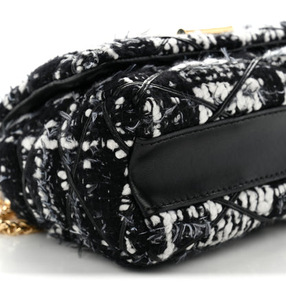 Louis Vuitton Tweed Malletage Top Handle GO-14 PM White Black 9 of 10