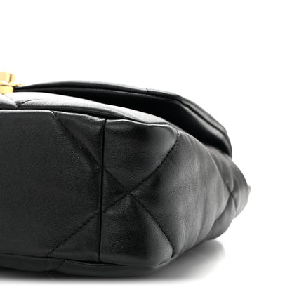 Chanel Lambskin Quilted Medium Chanel 19 Flap Black 10 of 10