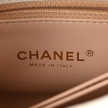 Chanel Caviar Quilted Extra Mini Coco Handle Flap White 6 of 10