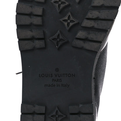 Louis Vuitton Calfskin Damier Graphite Harlem Sneakers 8.5 Black 6 of 8