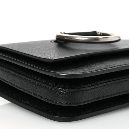 Burberry Goatskin Mini D-Ring Bag Black 8 of 11