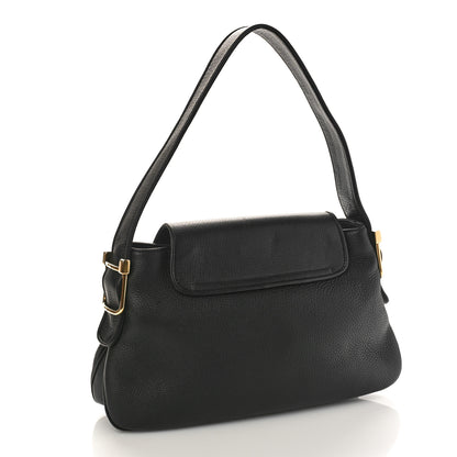 Gucci Cellarius Calfskin 1973 Shoulder Bag Black 2 of 9