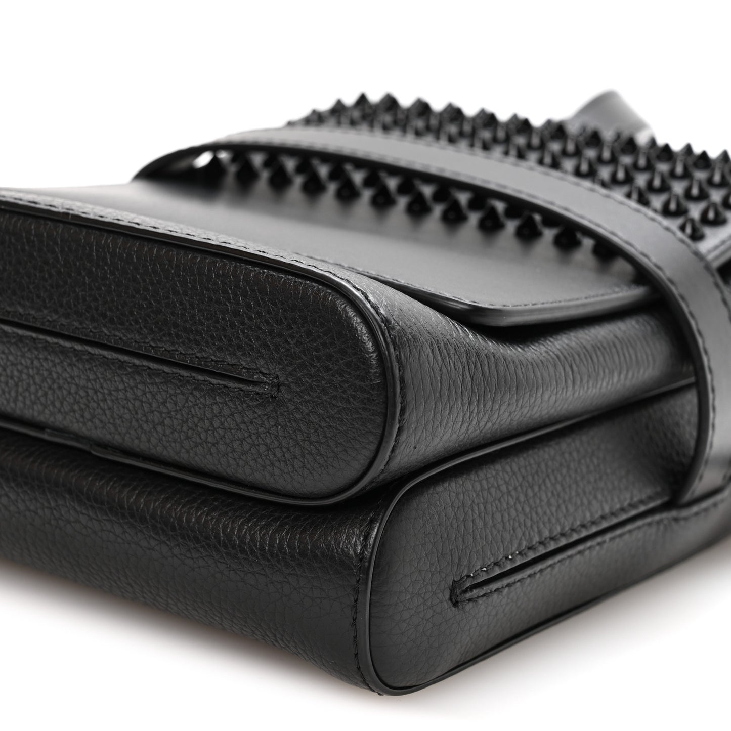 Calfskin Spikes Benech Reporter Black