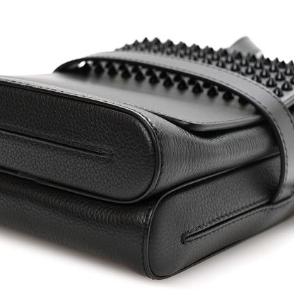 Christian Louboutin Calfskin Spikes Benech Reporter Black 10 of 11